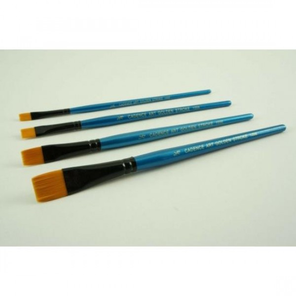 CA1006F İpek Sarı Düz Onestroke Fırçası 1/2