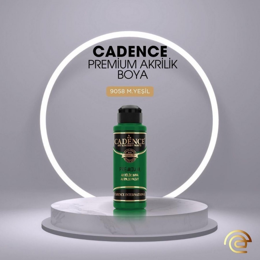 Cadence PREMİUM AKRİLİK BOYA 120 ML 9058 M.YEŞİL Cadence PREMİUM AKRİLİK BOYA 120 ML 9058 M.YEŞİL