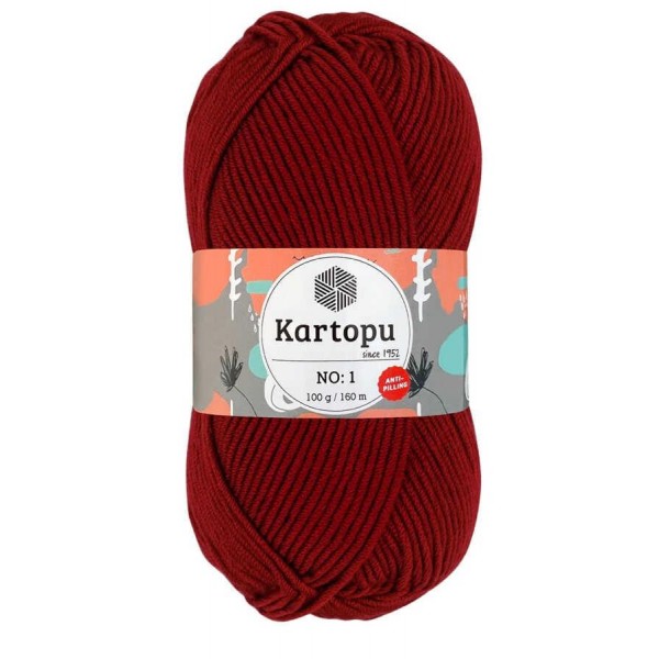 KARTOPU,NO 1 K0125 AÇIK KIRMIZI