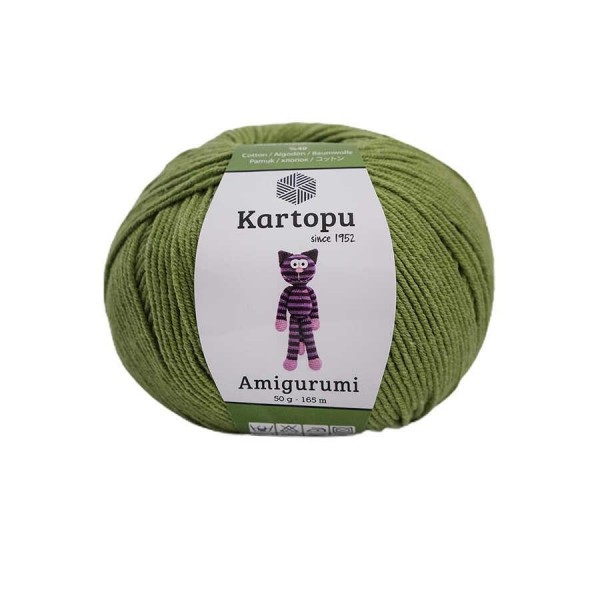 KARTOPU,AMİGURUMİ K0391 ÇİM YEŞİL KARTOPU,AMİGURUMİ K0391 ÇİM YEŞİL