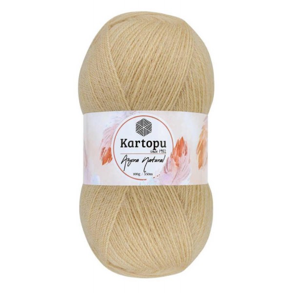 KARTOPU,ANGORA NATURAL K0837 NOHUT