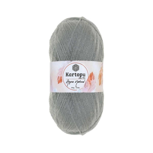 KARTOPU,ANGORA NATURAL K0988 AÇIK GRİ