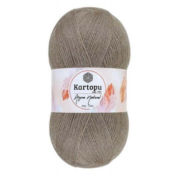 KARTOPU,ANGORA NATURAL K0899 KAHVE