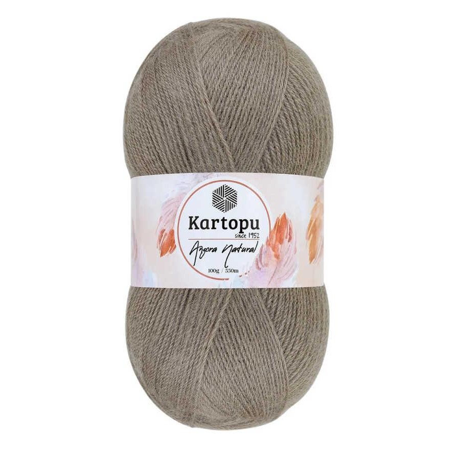 KARTOPU,ANGORA NATURAL K0899 KAHVE
