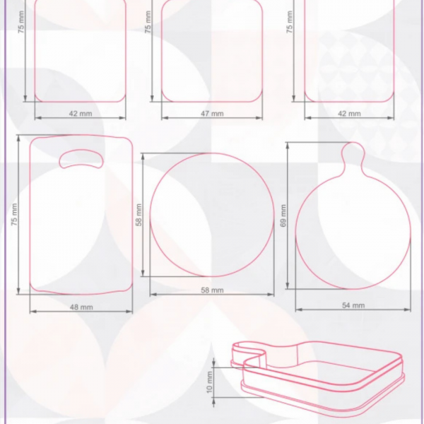DESENLİ CETVEL KESİCİ / Patterned Ruler Cutters
