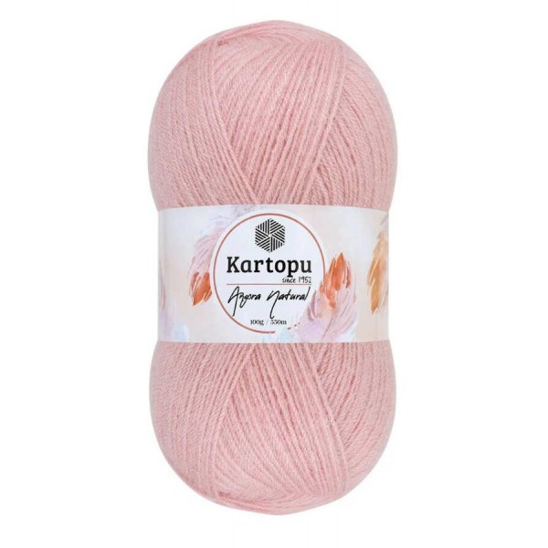 KARTOPU,ANGORA NATURAL K0780 KOYU PUDRA