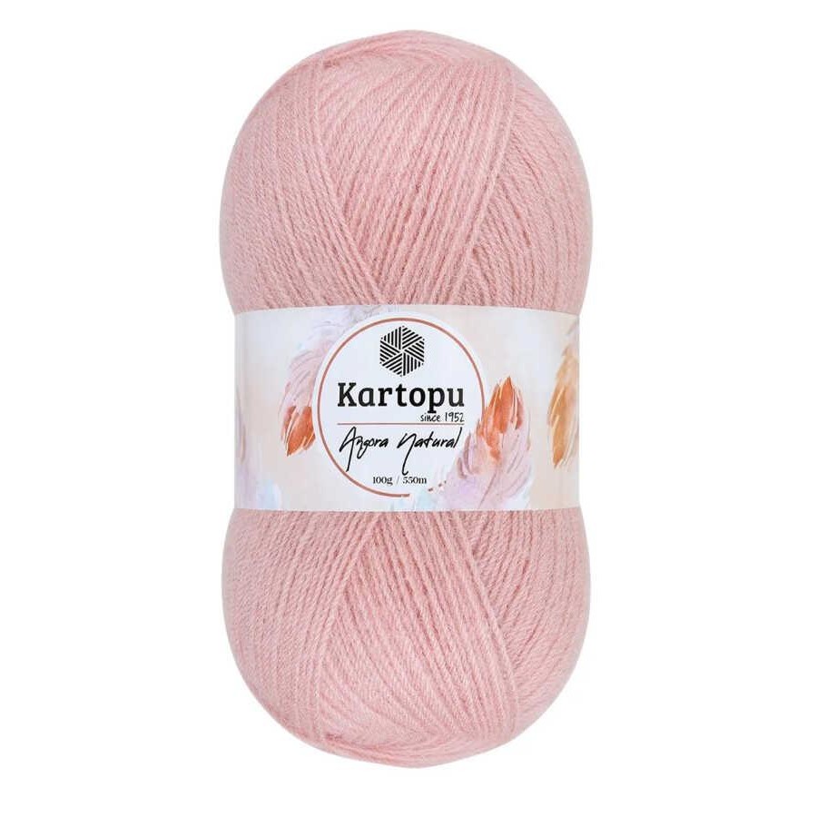KARTOPU,ANGORA NATURAL K0780 KOYU PUDRA