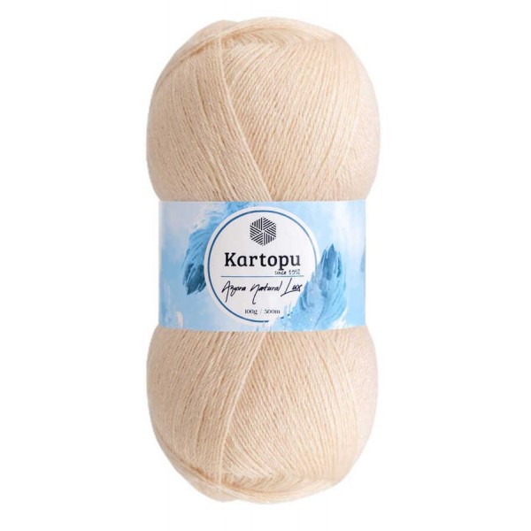 KARTOPU,ANGORA NATURAL LUX K0845 TEN