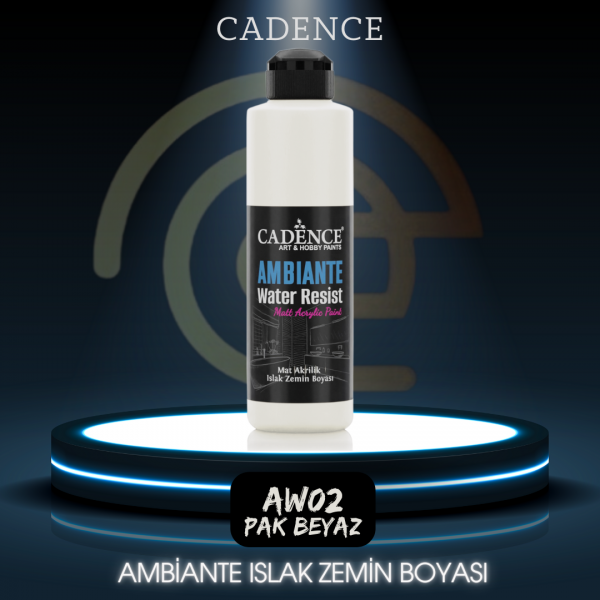 AW02 Pak Beyaz Ambiante Islak Zemin Boyası 250ML + Katalizör 10GR