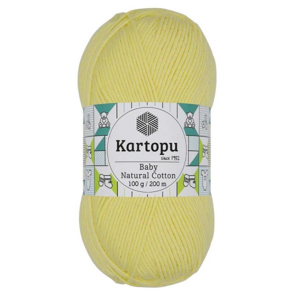 KARTOPU,BABY NATUREL COTTON K0333 LİMONİ