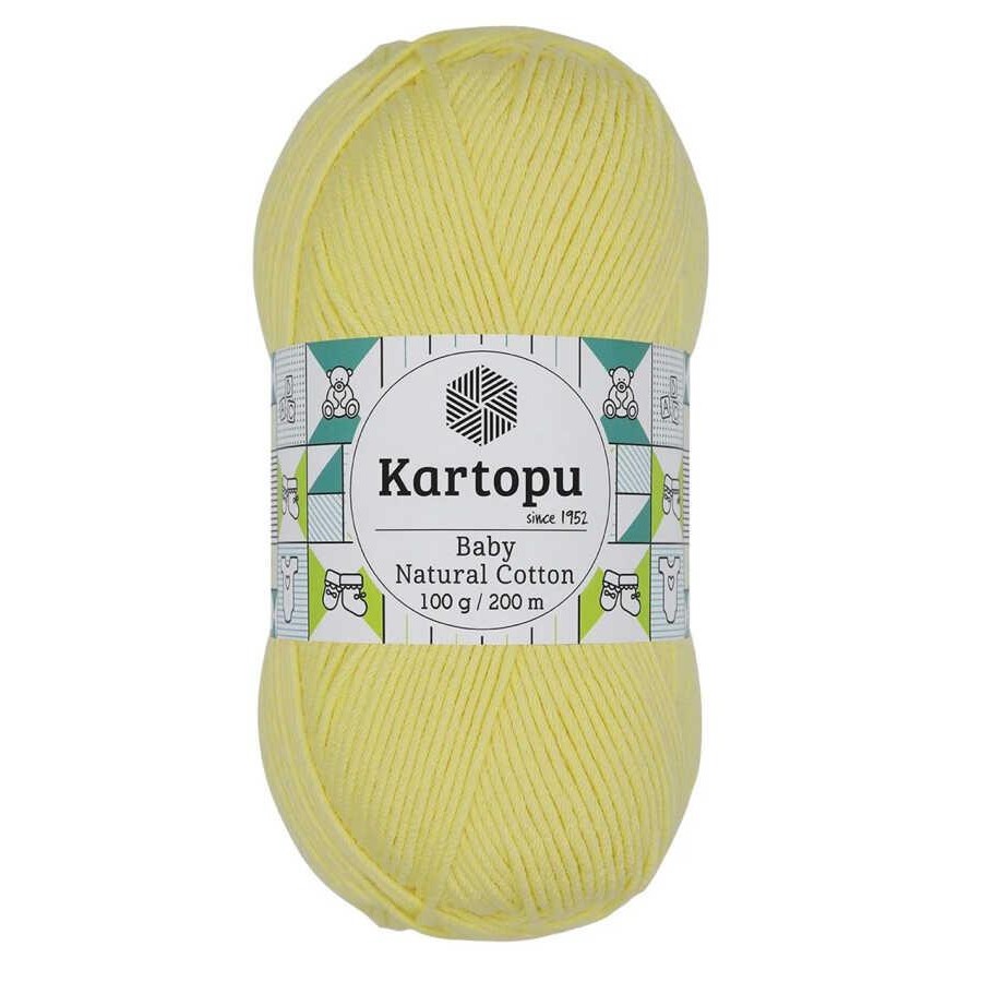 KARTOPU,BABY NATUREL COTTON K0333 LİMONİ