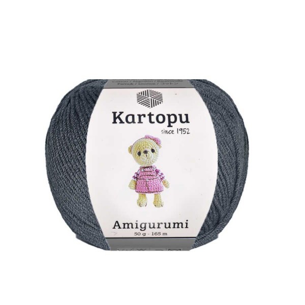 KARTOPU,AMİGURUMİ K0995 KOYU GRİ KARTOPU,AMİGURUMİ K0995 KOYU GRİ