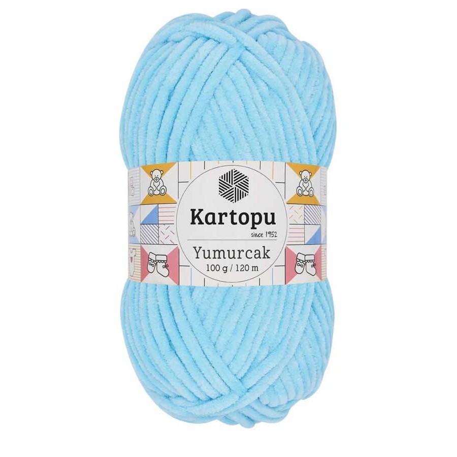 KARTOPU,YUMURCAK K0516 AÇIK TURKUAZ