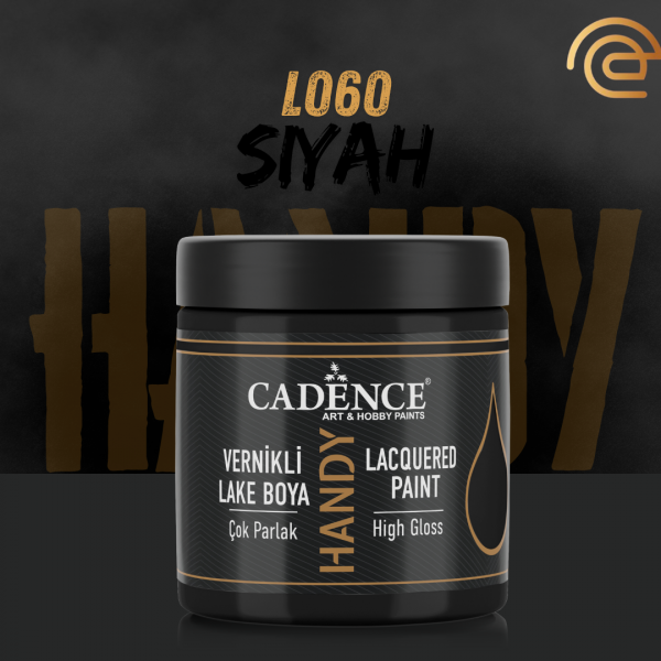 Cadence Vernikli Lake Boya L060 Siyah 250Ml