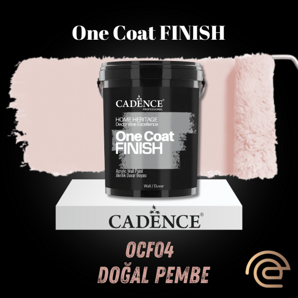 OCF04 Doğal Pembe Akrilik Duvar Boyası - One Coat Finish 2.5LT