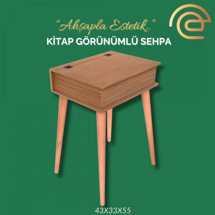 KİTAP GÖRÜNÜMLÜ SEHPA KİTAP GÖRÜNÜMLÜ SEHPA