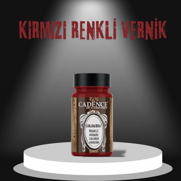CADENCE CV04 Kırmızı Renkli Vernik 90ML