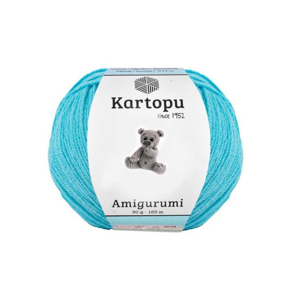 KARTOPU,AMİGURUMİ K0516 AÇIK TURKUAZ KARTOPU,AMİGURUMİ K0516 AÇIK TURKUAZ