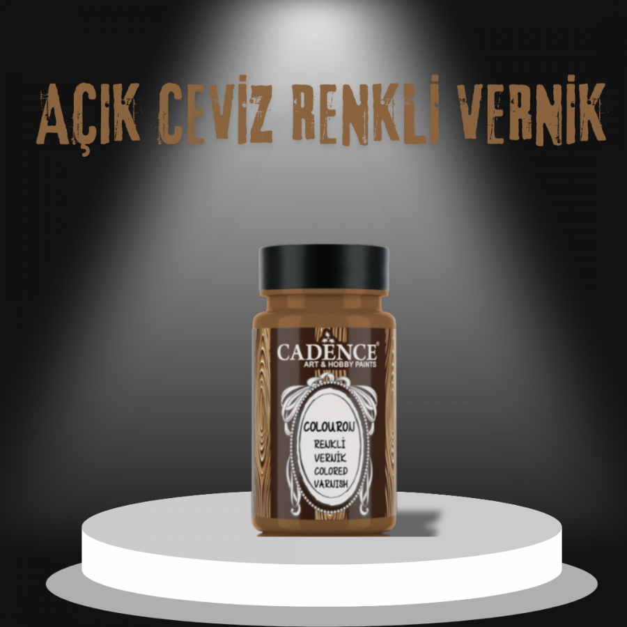 CADENCE CV12 Açık Ceviz Renkli Vernik 90ML