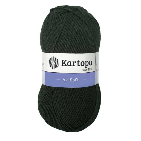 KARTOPU,AK-SOFT K0478 KARA YEŞİL