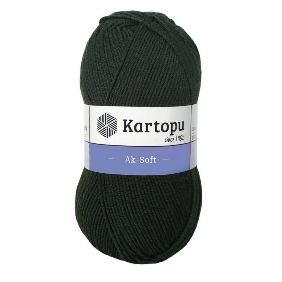 KARTOPU,AK-SOFT K0478 KARA YEŞİL