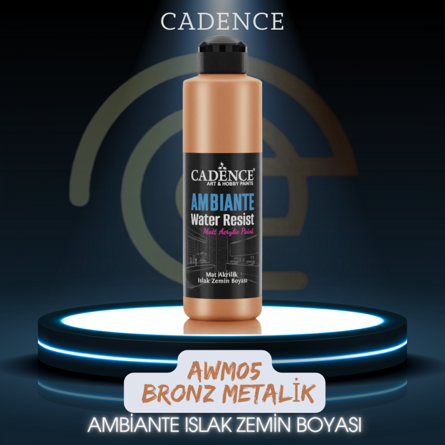 AWM05 Bronz Metalik Ambiante Islak Zemin Boyası 250ML + Katalizör 10GR