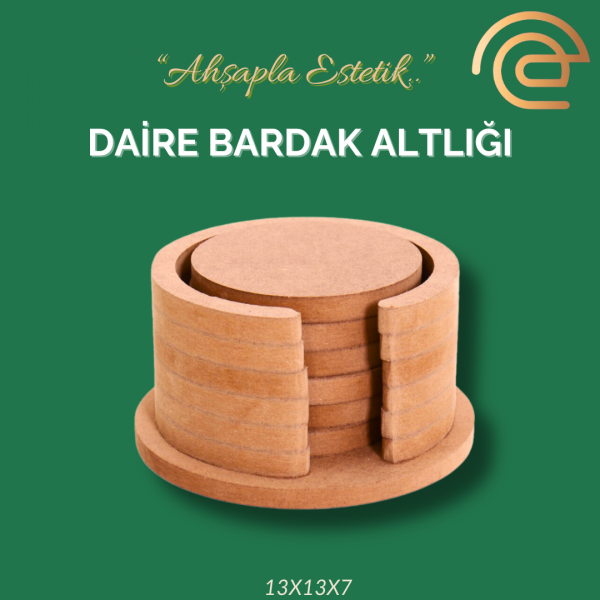 DAİRE BARDAK ALTLIĞI