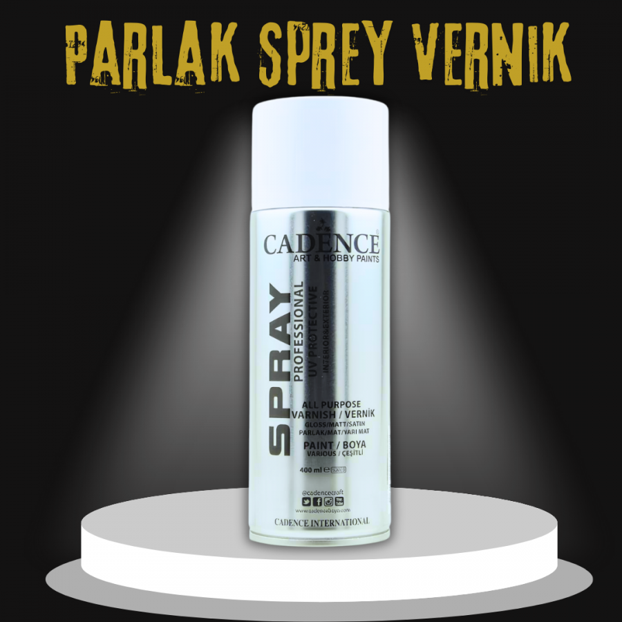Cadence Parlak Sprey Vernik 400ML Cadence Parlak Sprey Vernik 400ML