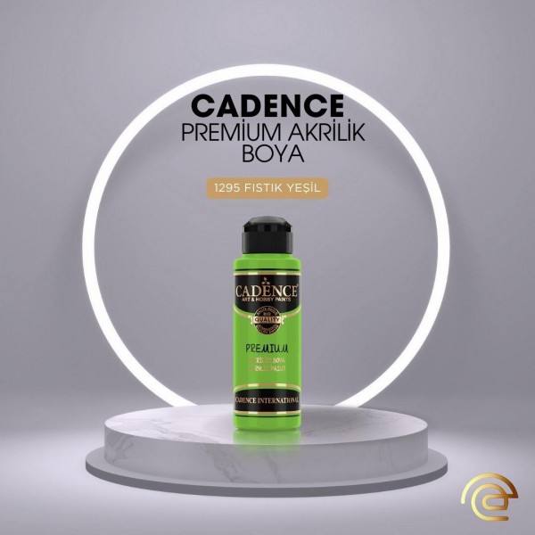 Cadence PREMİUM AKRİLİK BOYA 120 ML 1295 FISTIK YEŞİL