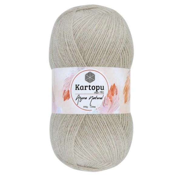 KARTOPU,ANGORA NATURAL K0844 BEJ