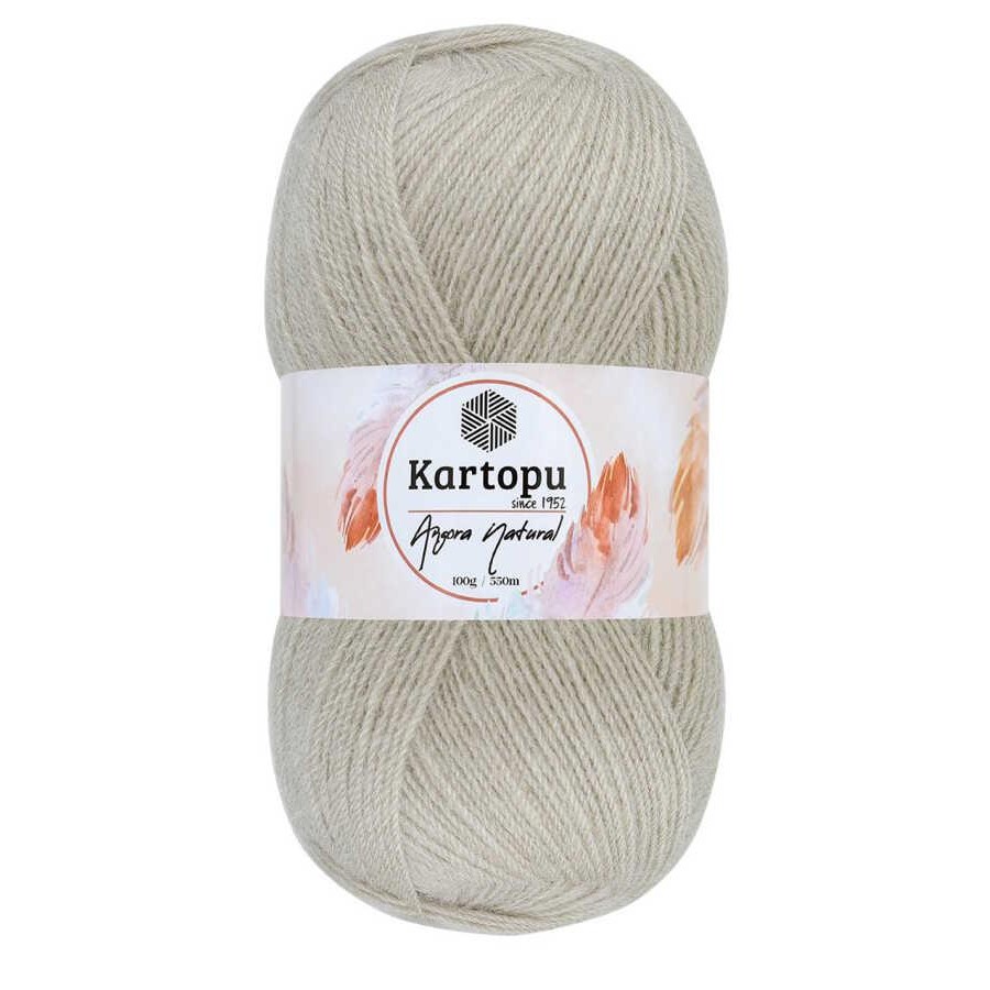KARTOPU,ANGORA NATURAL K0844 BEJ