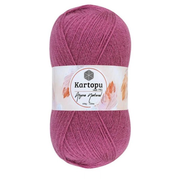 KARTOPU,ANGORA NATURAL K0742 GÜL