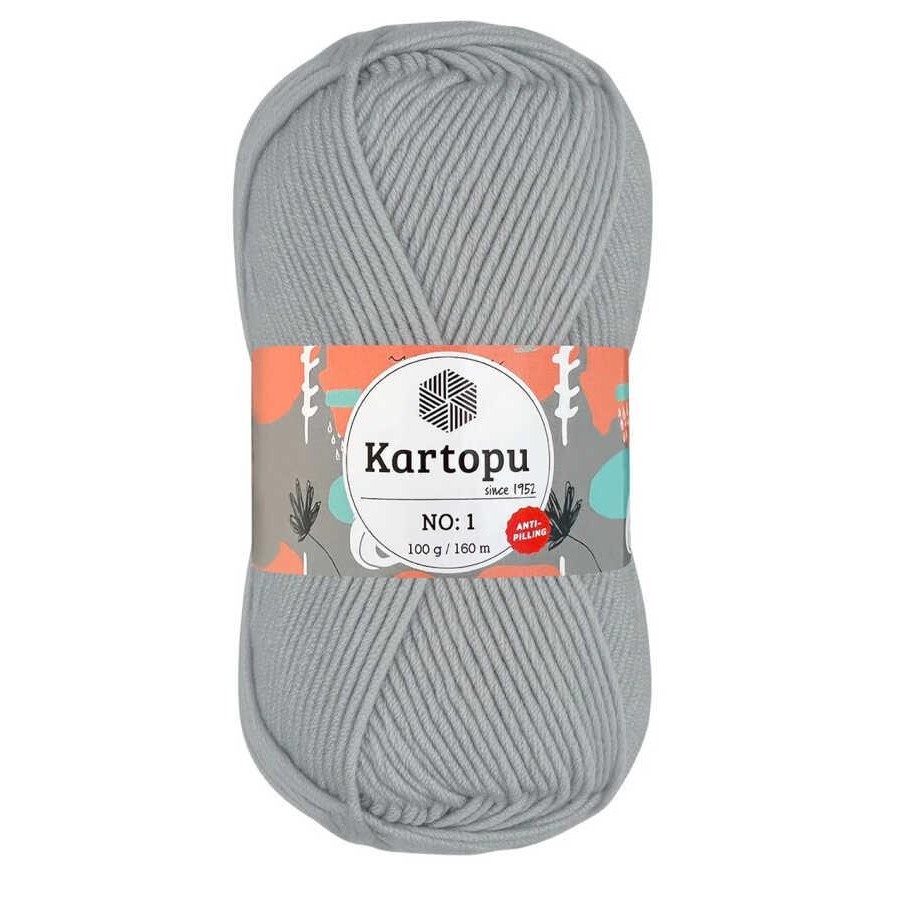 KARTOPU,NO 1 K0992 GÜMÜŞ GRİ