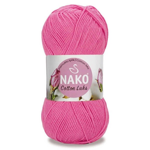NAKO,COTTON LUKS 97550 GÜL PEMBE