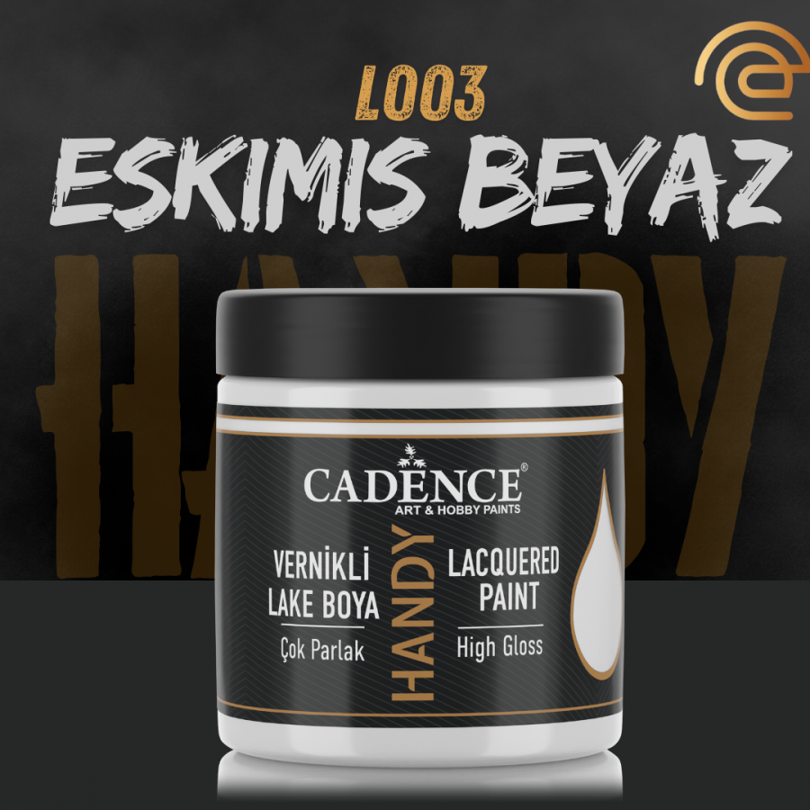 Cadence Vernikli Lake Boya L003 Eskimiş Beyaz 250Ml Cadence Vernikli Lake Boya L003 Eskimiş Beyaz 250Ml