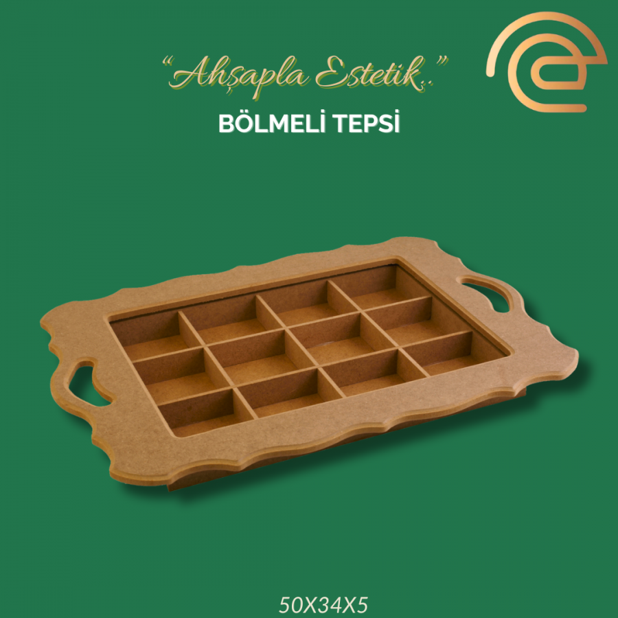 12 BÖLMELİ TEPSİ 12 BÖLMELİ TEPSİ