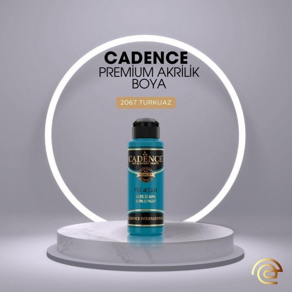 Cadence PREMİUM AKRİLİK BOYA 120 ML 2067 TURKUAZ