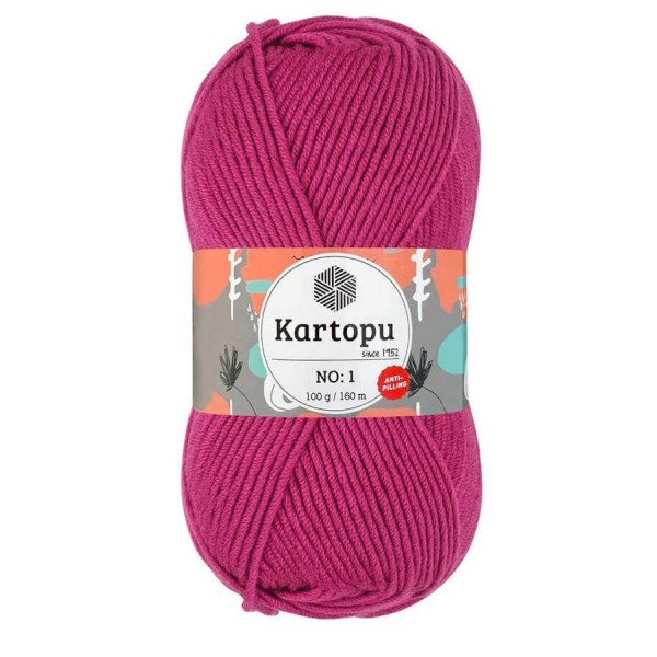 KARTOPU,NO 1 K0245 FUŞYA PEMBE