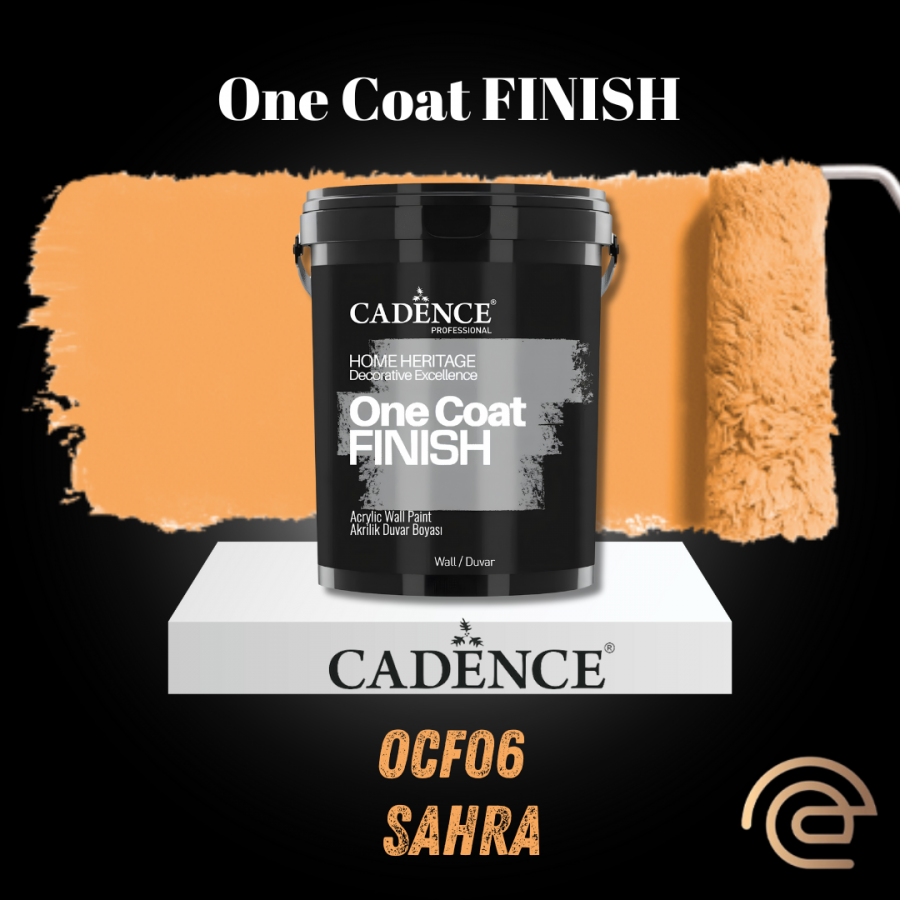 OCF06 Sahra Sarısı Akrilik Duvar Boyası - One Coat Finish 2.5LT