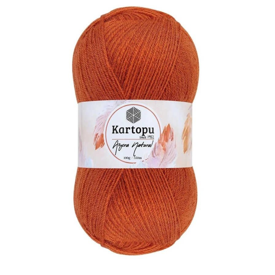 KARTOPU,ANGORA NATURAL K0263 KİREMİT