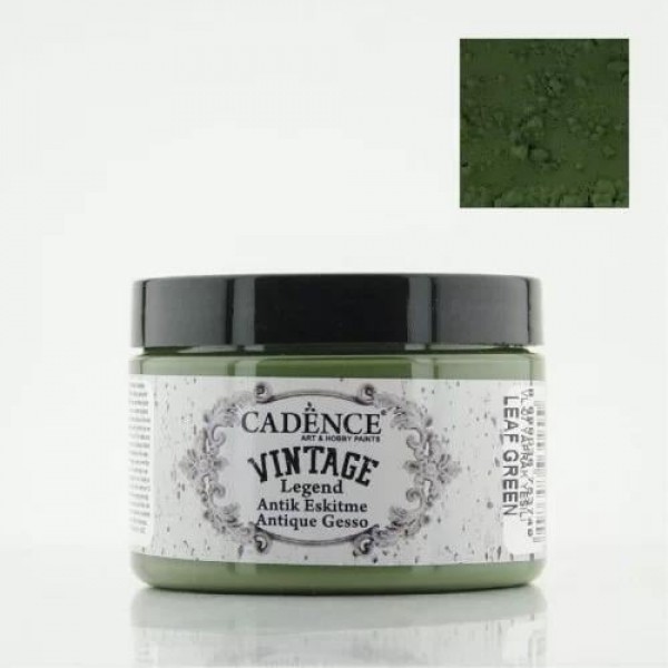 Cadence Vintage Legend - Antik Eskitme Boyası VL07 - Yaprak Yeşili