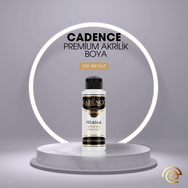 Cadence PREMİUM AKRİLİK BOYA 120 ML 001 BEYAZ