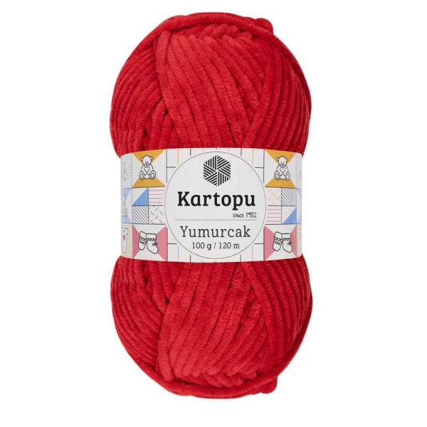 KARTOPU,YUMURCAK K0165 AÇIK KIRMIZI