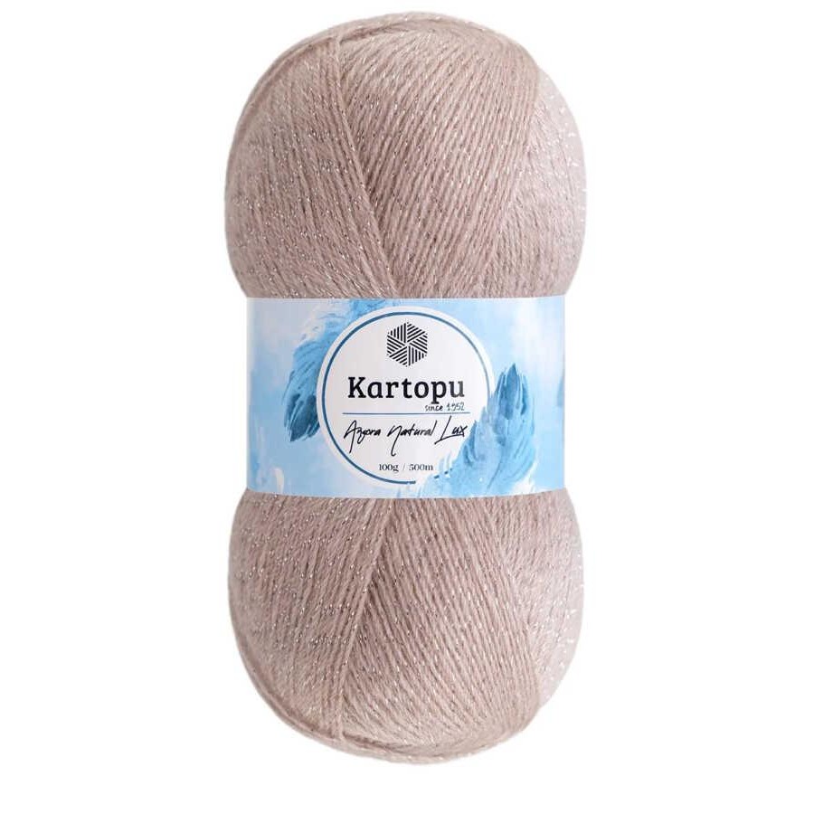 KARTOPU,ANGORA NATURAL LUX K0762 AÇIK GÜL GONCASI