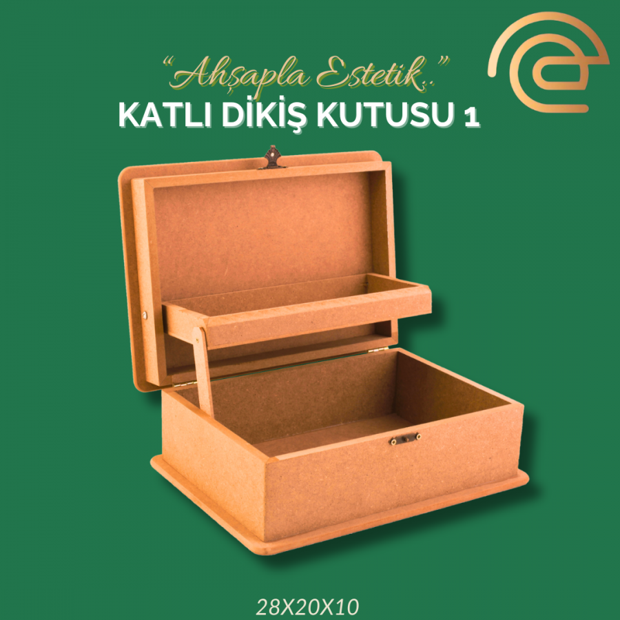 KATLI DİKİŞ KUTUSU BÜYÜK