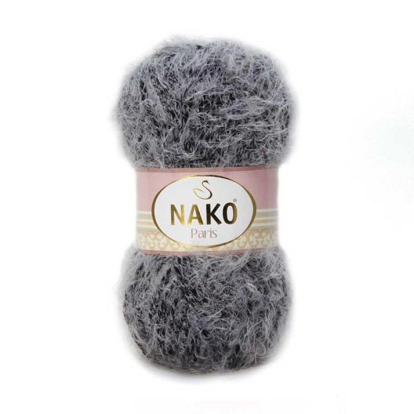 NAKO,PARİS 21305 GRİ SİYAH MULİNE