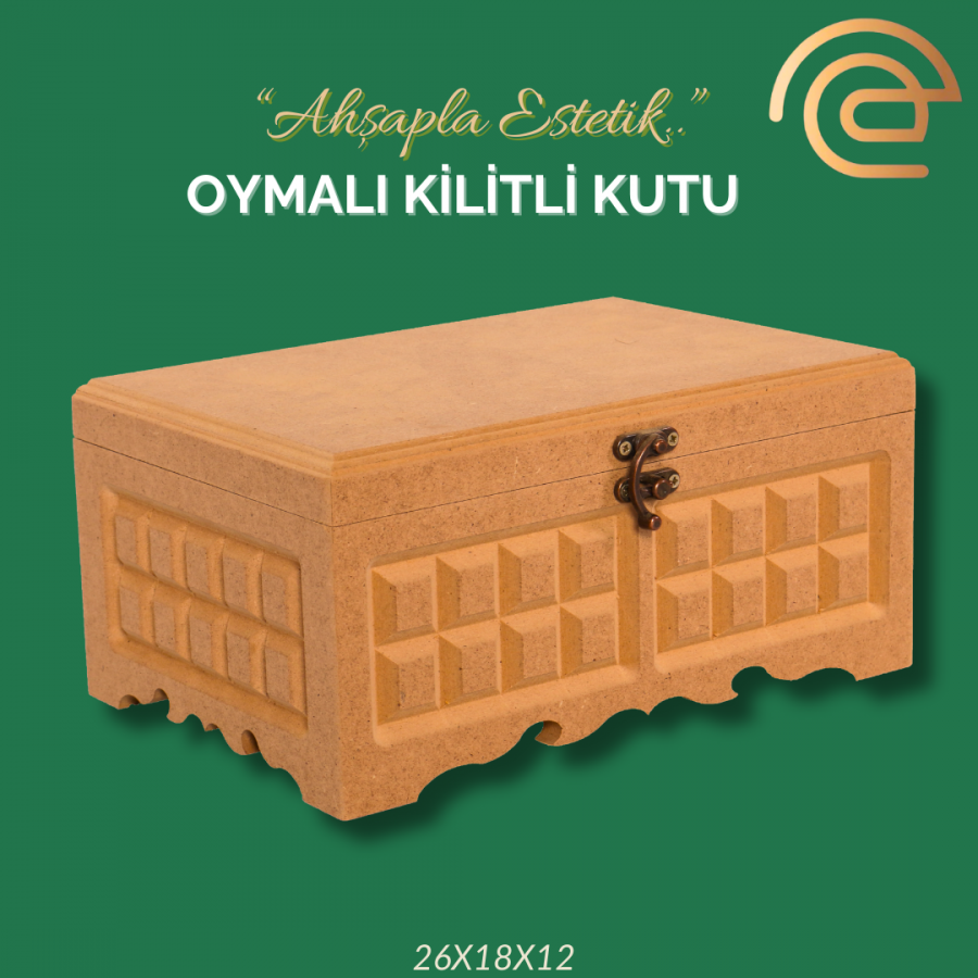 OYMALI KİLİTLİ KUTU OYMALI KİLİTLİ KUTU