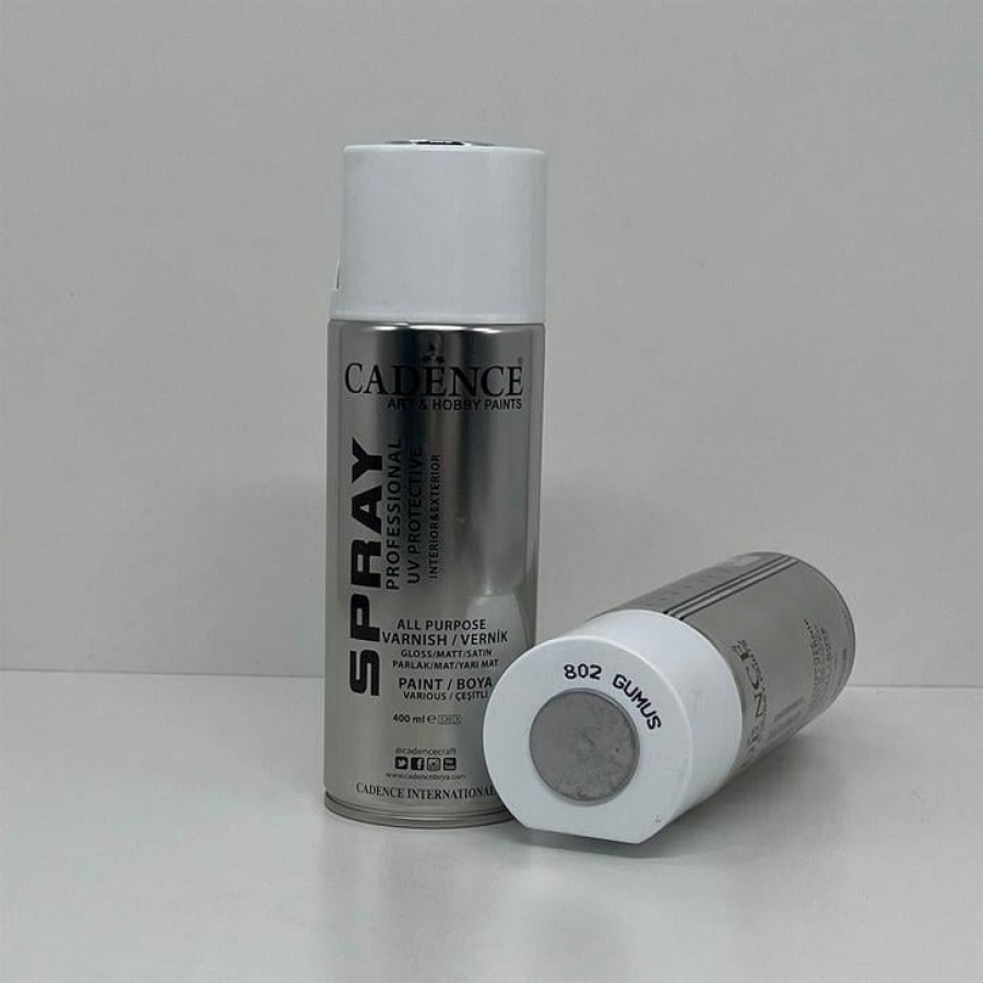 Sprey Yaldız Boya 802 Gümüş 400Ml