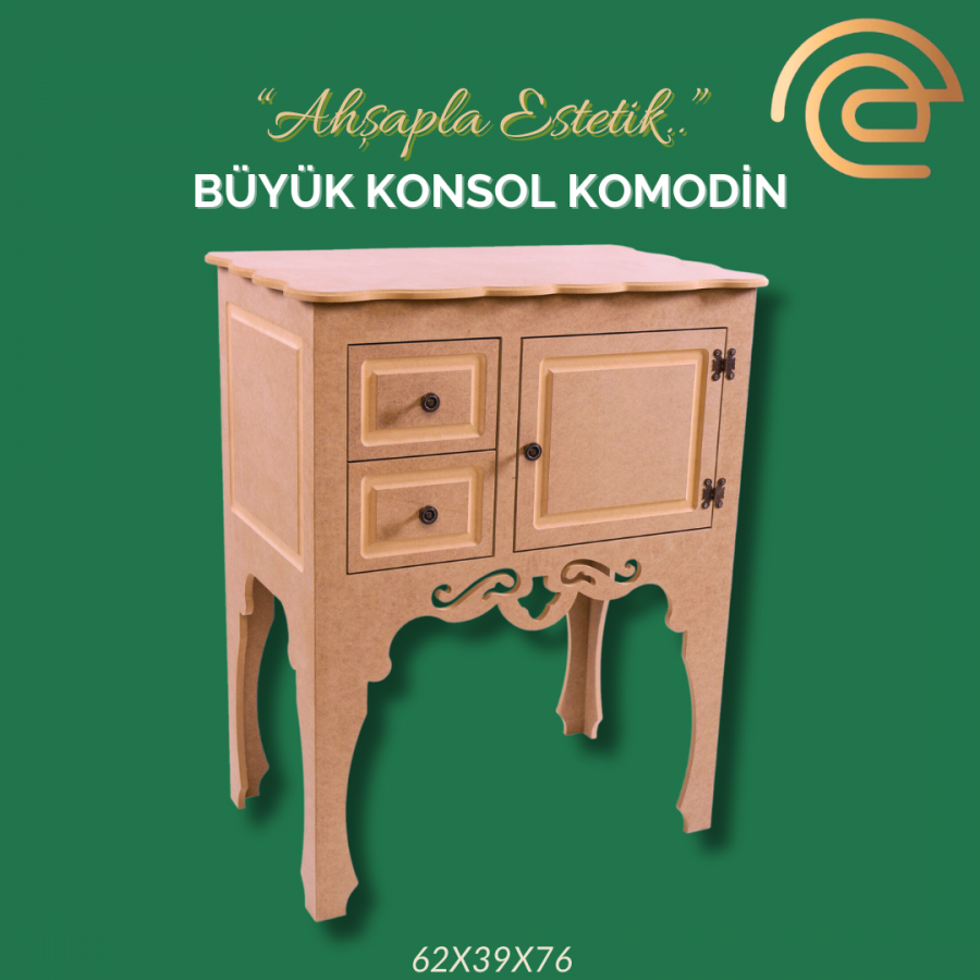 BÜYÜK KONSOL KOMODİN BÜYÜK KONSOL KOMODİN