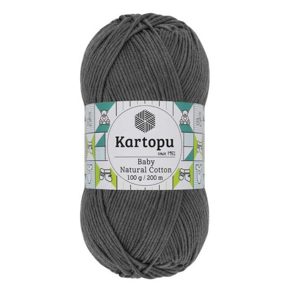 KARTOPU,BABY NATUREL COTTON K0932 KOYU GRİ